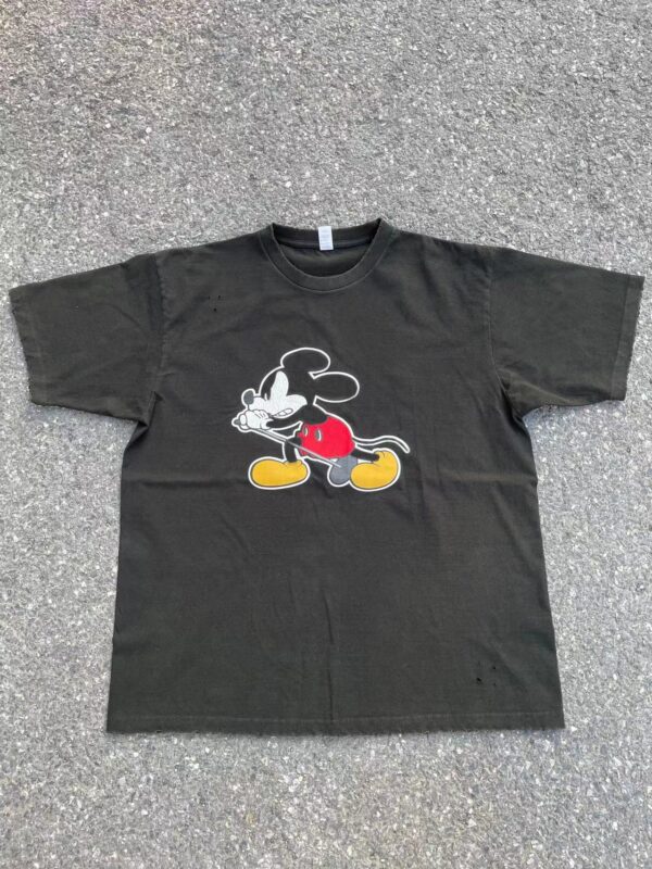 Number nine Mickey tee vintage Loose wash and worn T-shirt