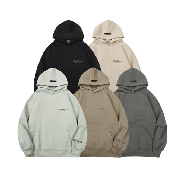 FOG double line ESSENTIALS trendy brand high street new small letter solid color men and women loose hoodie sweatshirt winter