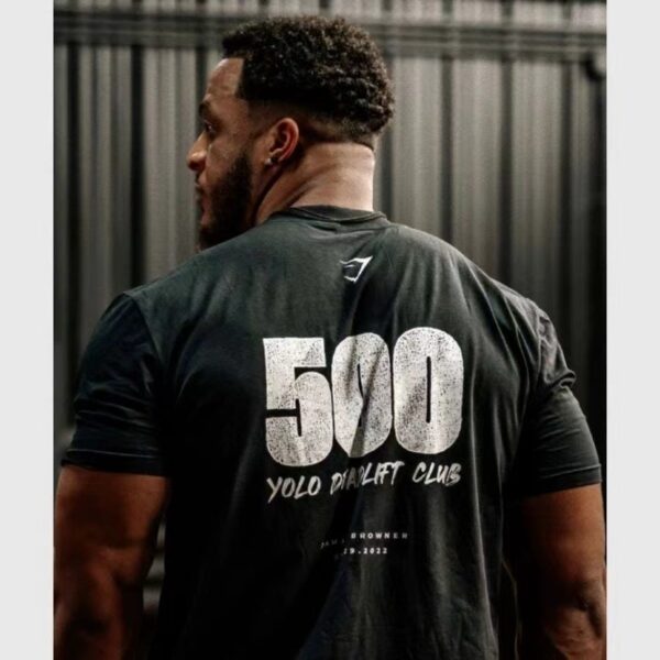 jamal500 shark fitness short-sleeved Warcraft training sports Olympiad T-shirt American original high quality