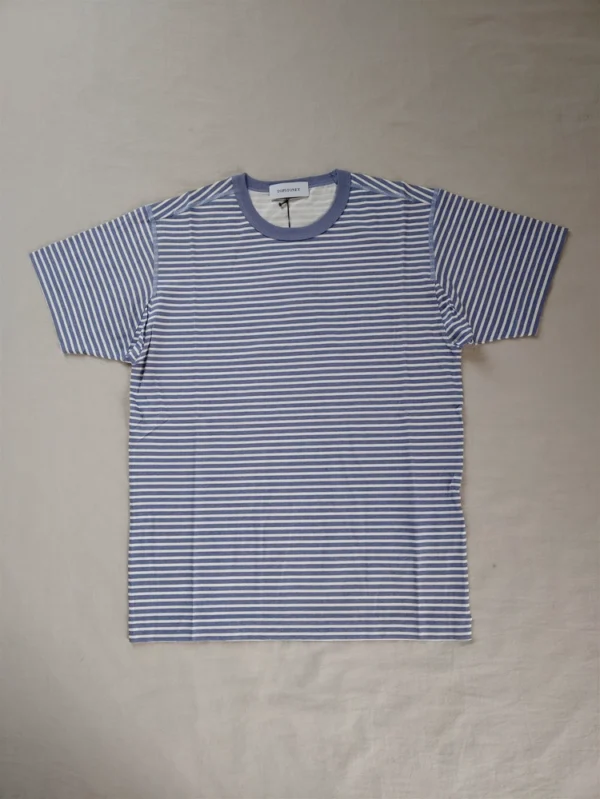 19SS 233X9 MARINA T-SHIRT TOPSTONEY 颜料印纹条纹T恤