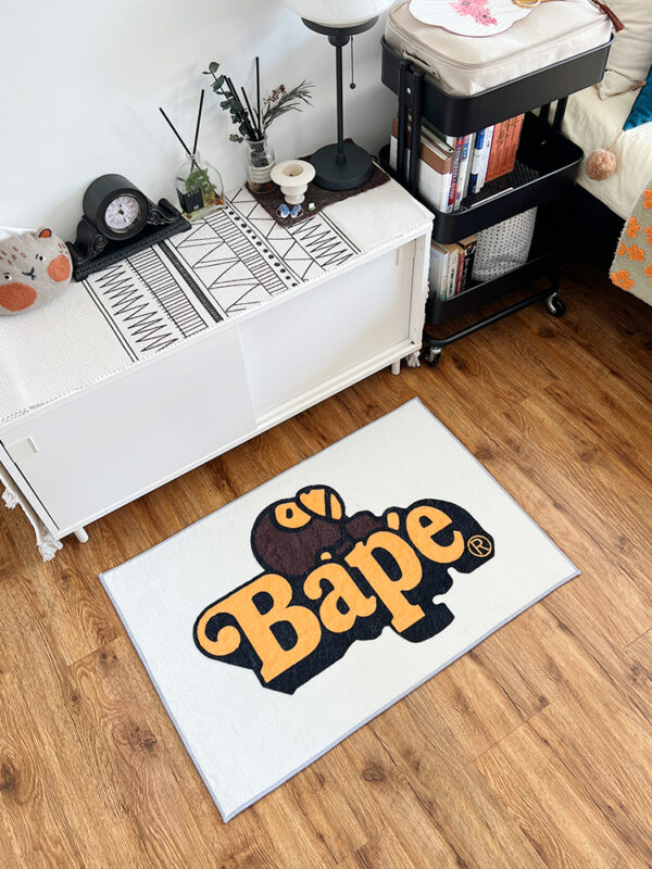 Fashion brand carpet camouflage bape living room bedroom bedside blanket soft door mat washable bathroom non-slip and water absorbent