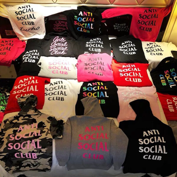 ANTI SOCIAL SOCIAL CLUB sweatshirt inspection autumn and winter INS trendy co-branded hoodie jacket