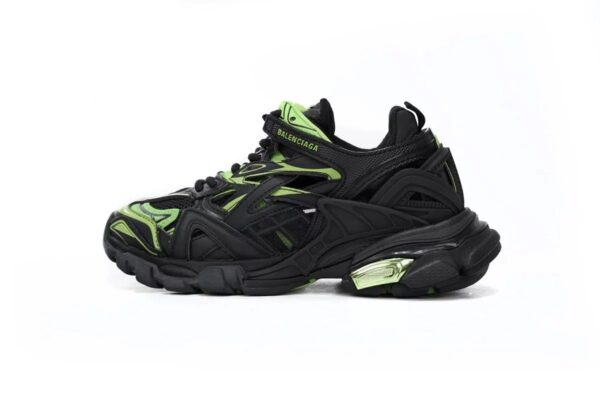 W2GN3 1086 **** Track 2 Sneaker Black Green(AC5A)