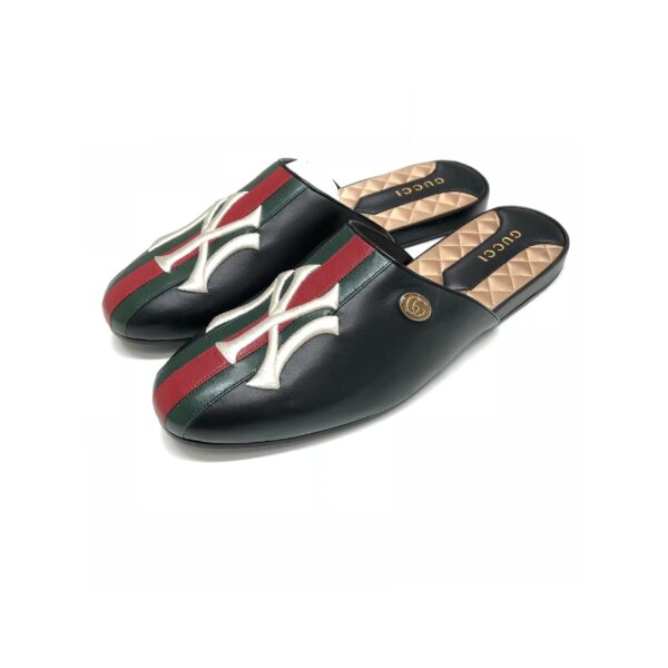 【Your Boy's Home】Special offer GC co-branded NY limited edition embroidered leather slippers