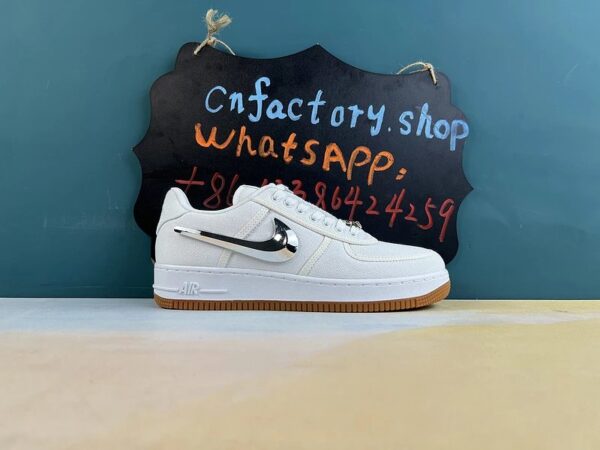 H50CN 白色 N1ke Air Force 1 Low Travis Scott (AF100)-AQ4211 100SIZE