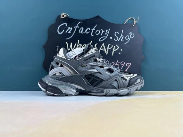 H68CN BGa Track.2 Blue Grey-TRACK.2 OPEN SNEAKER