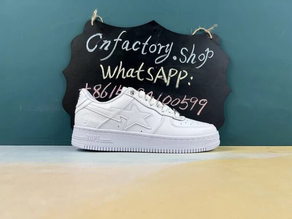 H36 CN A Bathing Ape Bape Sta Triple White-A BATHING APE