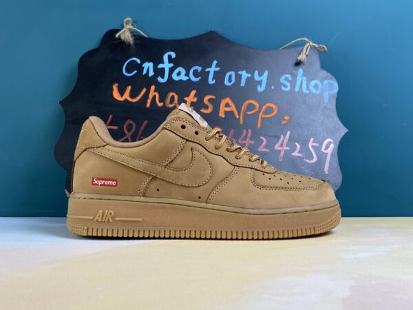 H45CN N1ke Air Force 1 Low SP Supreme Wheat-DN1555-200