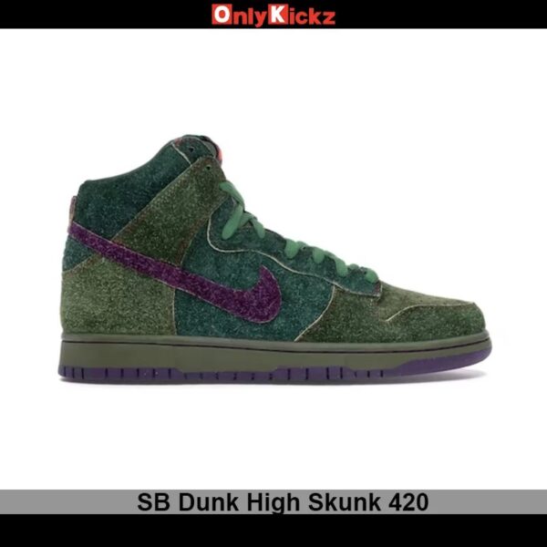 【OnlyKickz】S*B High Skunk 420 Skunk Retro God Shoes Men's High Top Casual Board Shoes