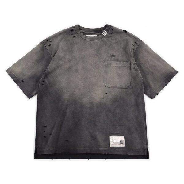 Sun faded damaged pocket short sleeves