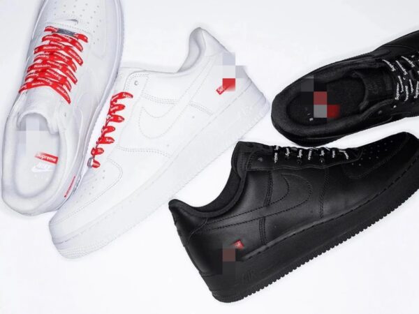 Su**preme x 空军一号SUP Air Force 1 Low "Box Logo'男女同款