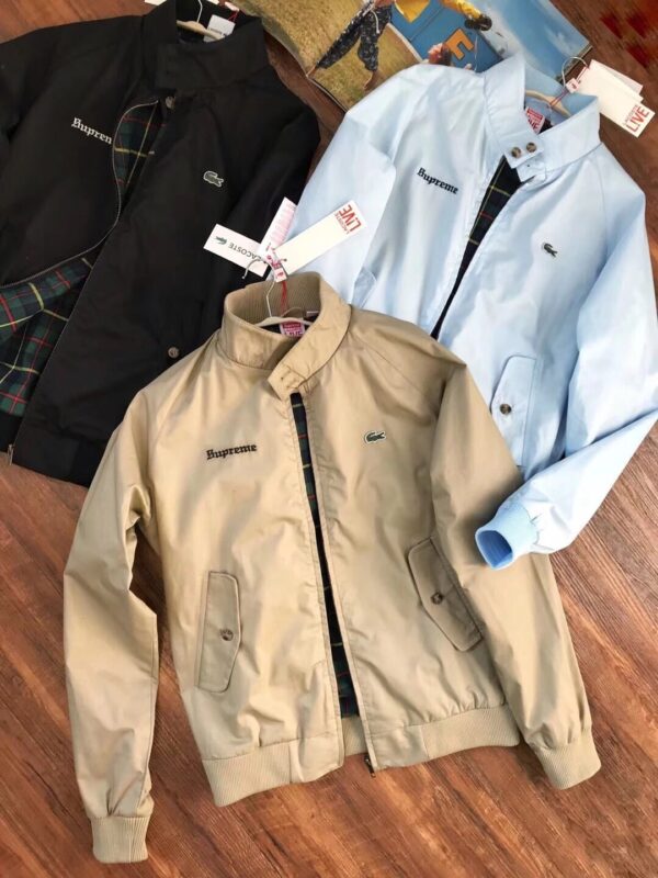 Supre.me Laco.ste Harrington Jacket 法鱼联名夹克外套，今年绝对的重磅联名