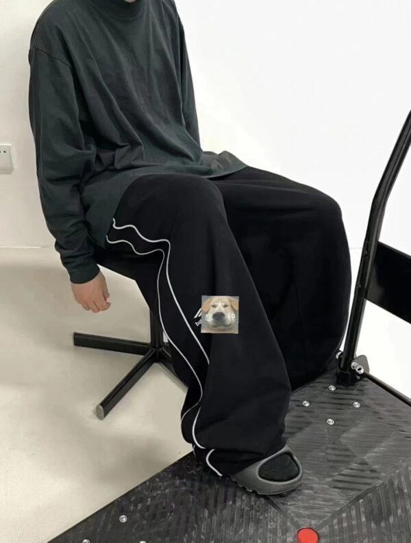 blcg pants 22fw 3b logo striped sweatpants the best spot